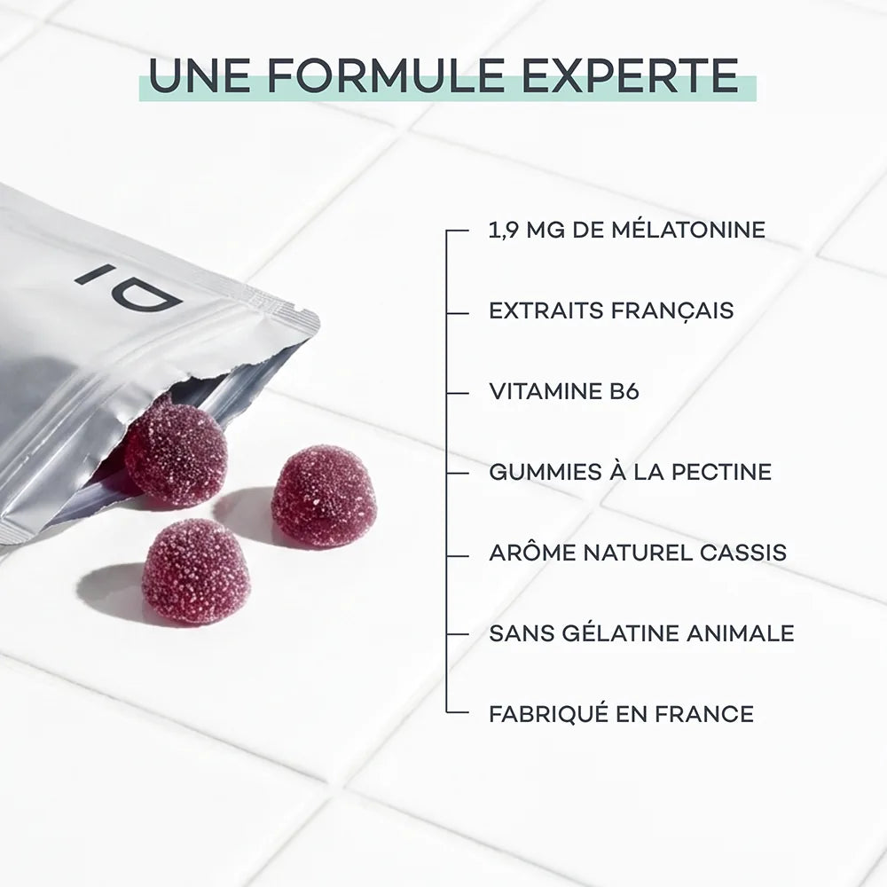 D-LAB Deep Sleep Gummies format Doypack - chiffres cles