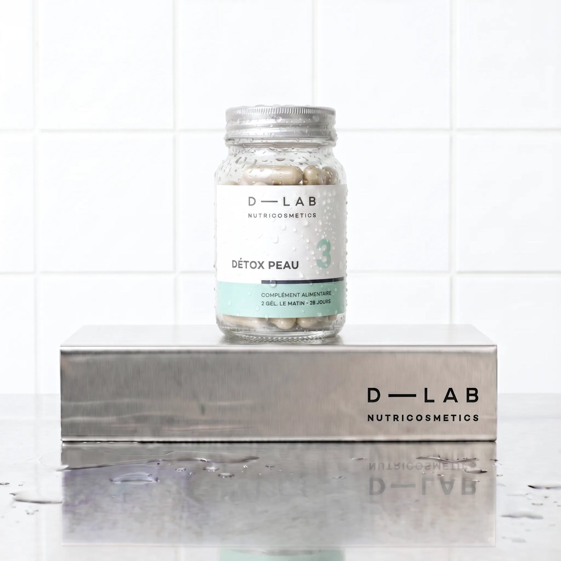 D-LAB Detox Peau – cure 1 mois, complement peau nette et purifiee